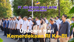 PT ADI GRAHA WIRA JATIM MENGIKUTI UPACARA PERINGATAN KEMERDEKAAN RI KE-81