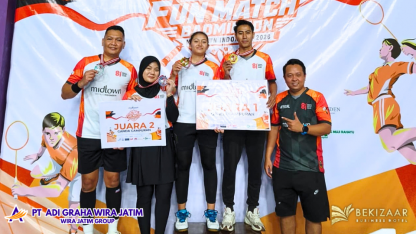HOTEL BEKIZAAR SEMARAKKAN HUT KEMERDEKAAN RI KE-81 MELALUI FUN MATCH BADMINTON ANTAR HOTEL