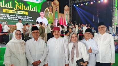 PT Adi Graha Wira Jatim Menghadiri Halal Bihalal Idul Fitri 1446 Bersama Gubernur Jawa Timur, Gus Iqdam Dan Keluarga Besar BUMD, Serta Pelaku UMKM Se Jawa Timur